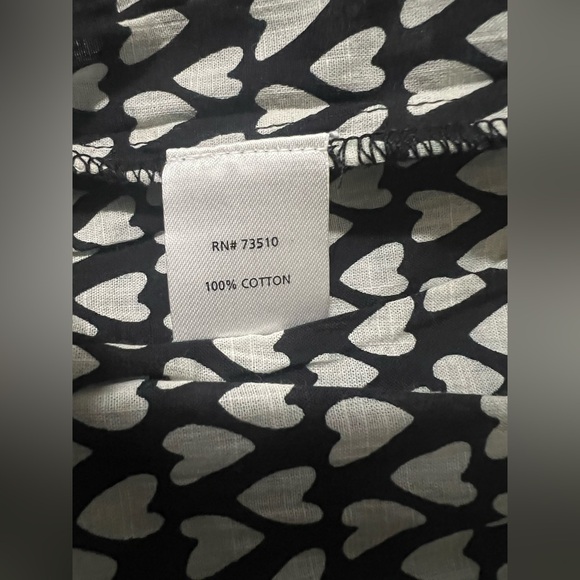 UNCLE FRANK Heart Felt Dress In Black/White Size XL - Picture 8 of 9